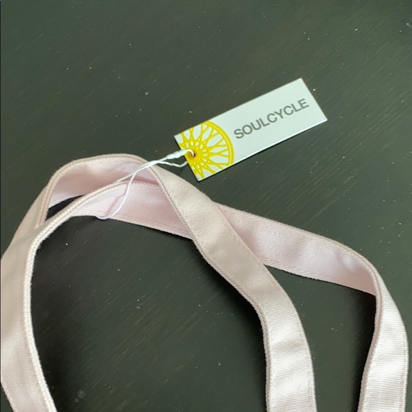 NWT SoulCycle Light pink Canvas Tote Soul Stars - Picture 4 of 4